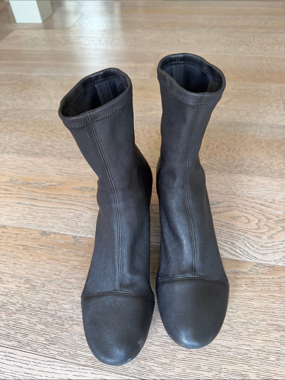 Isabel Marant Daevel Black Stretch Sock Ankle Boots